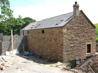 Roof  and chimney on now
