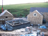 Neighbours cottage rising up