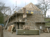 East gable end rising